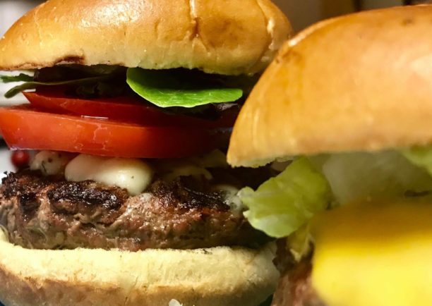 Close-up photo of the Canal Burger